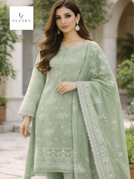 Regalia Lawn 3PC – Gold Print